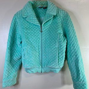 Factor Aqua Quilted Jacket Size XL